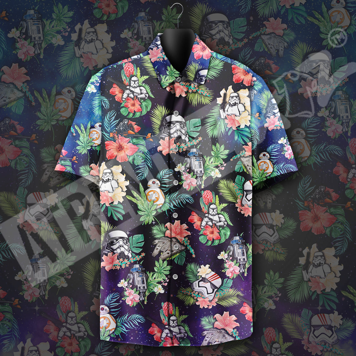 Atrendsz St All Over Print Hawaiian Shirt