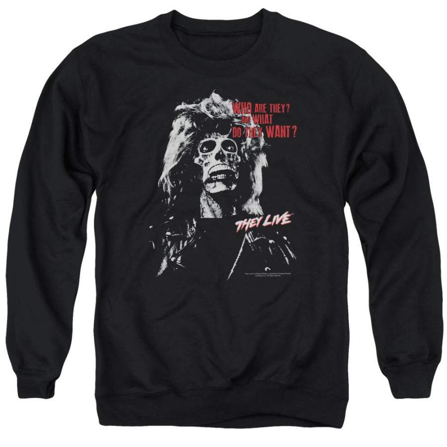 They Live They Want Men’s Crewneck Sweatshirt