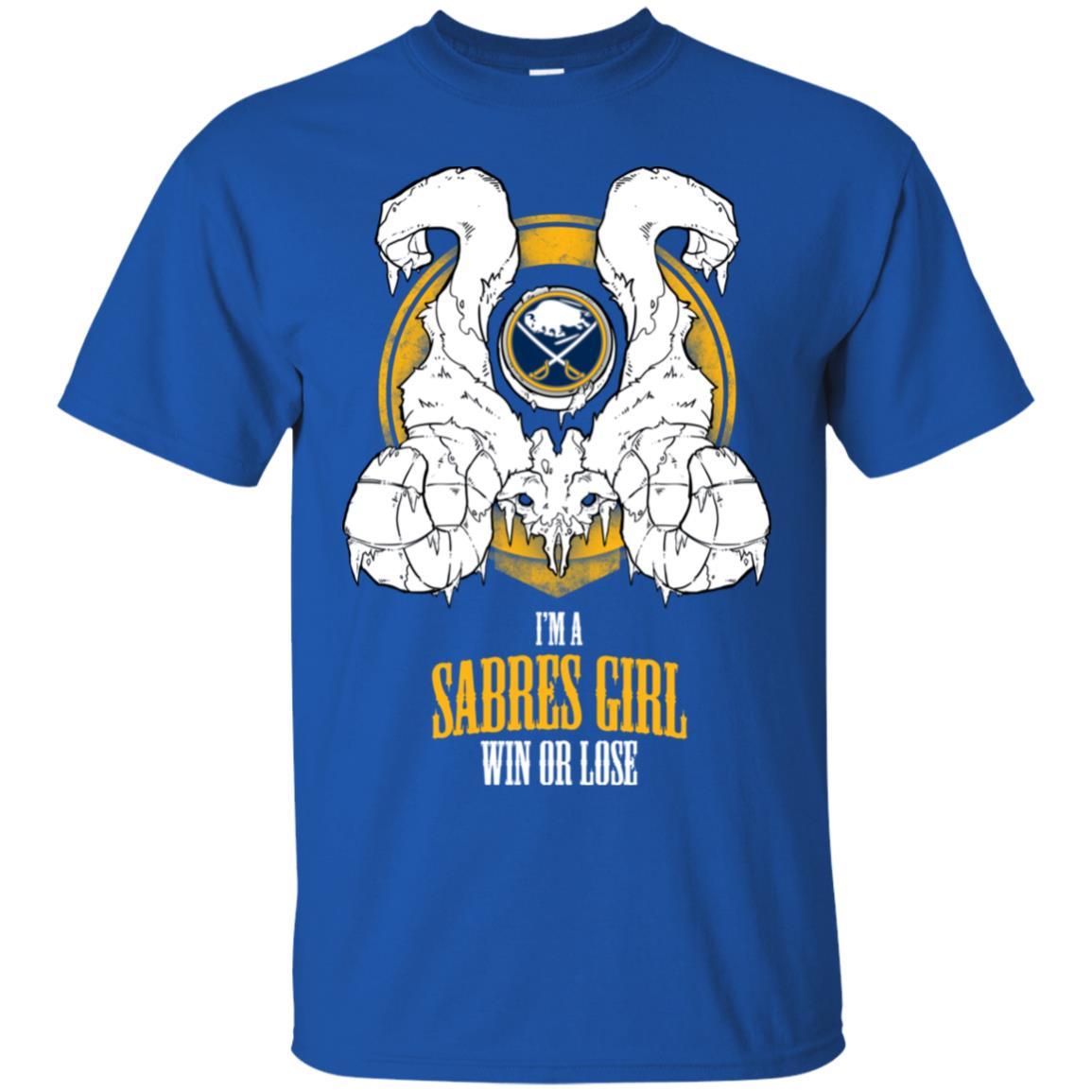 Buffalo Sabres Girl Win Or Lose Tee Shirt Gift