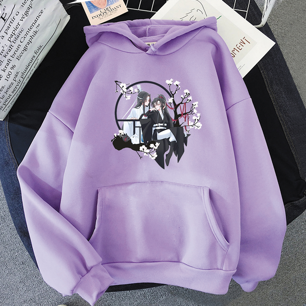 Anime Mo Dao Zu Shi Hoodie Streetwear Women The Untamed Lan WangJi Wei Wu Xian Print Hoodies Harajuku itself Sweatshirt moletom alx