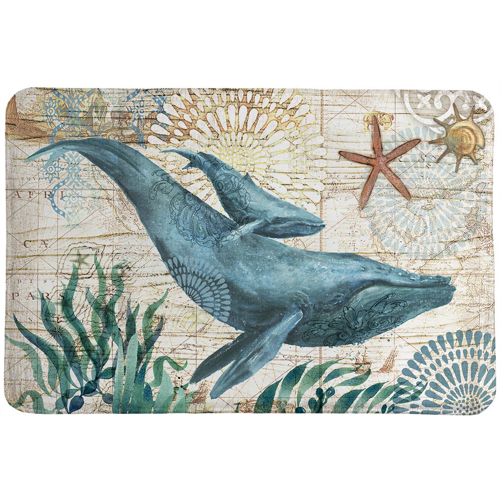 Bay Whales Memory Foam Rug