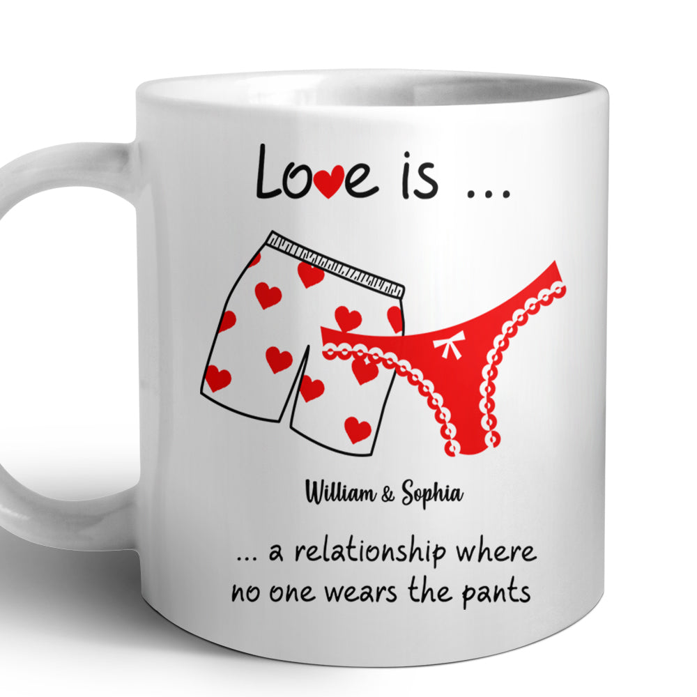 Love Is… Couple Valentine Gifts Idea Coffee Mug