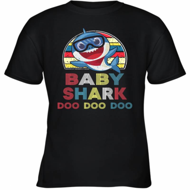 Baby Shark Vintage Kids T Shirt