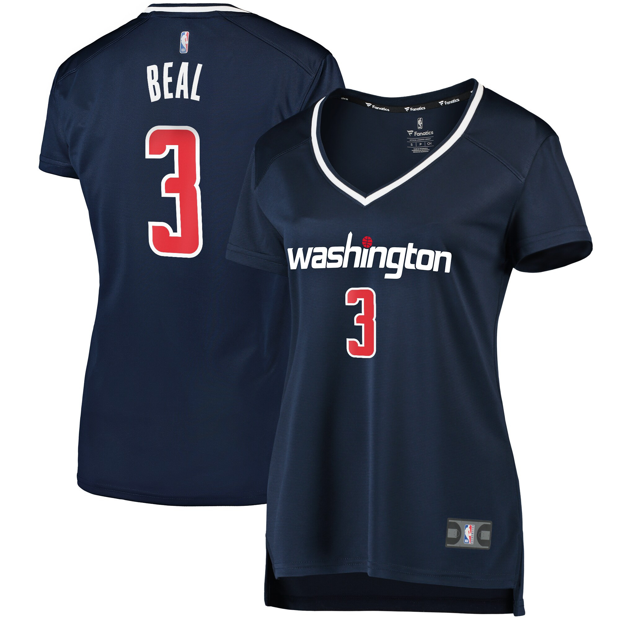 Bradley Beal Washington Wizards Fanatics Branded Womens Fast Break Player Jersey – Statement Edition – Navy NBA