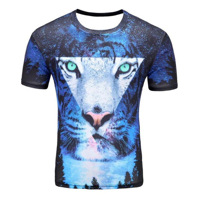 Colorful 3D Printed High Quality Tees #Tiger