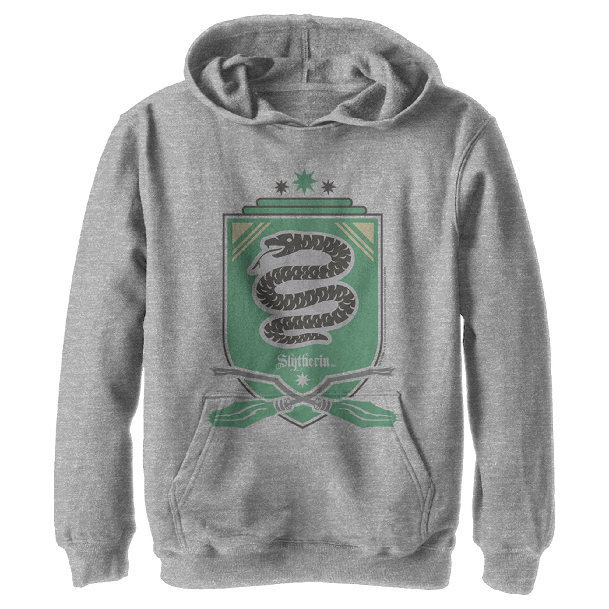 Boy’S Harry Potter Quidditch Slytherin Team Crest Pull Over Hoodie