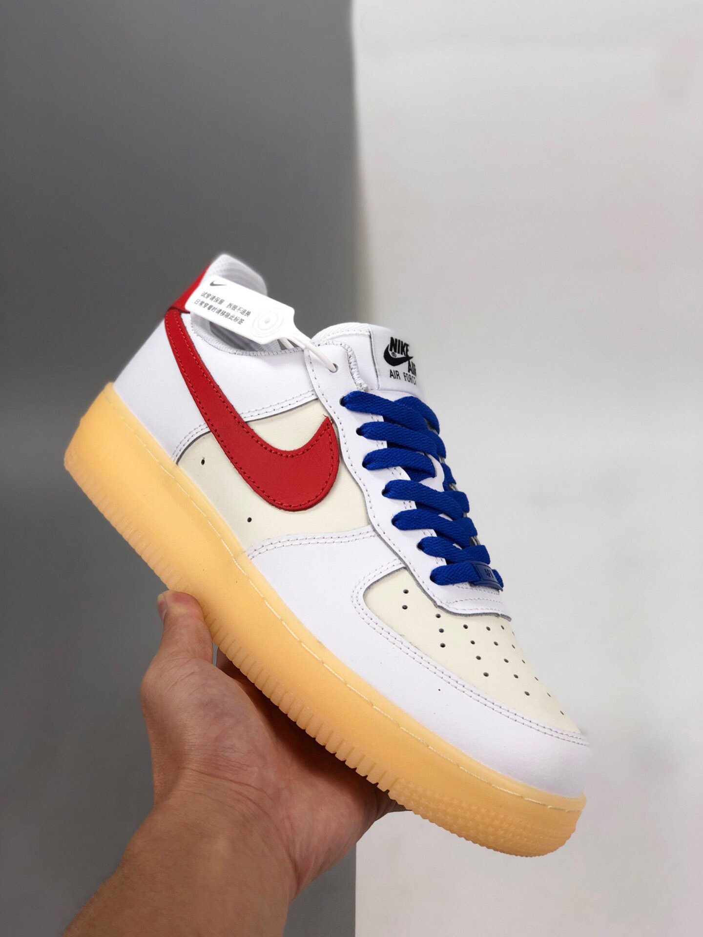 Custom Nike Air Force 1 WhiteRed 5340991