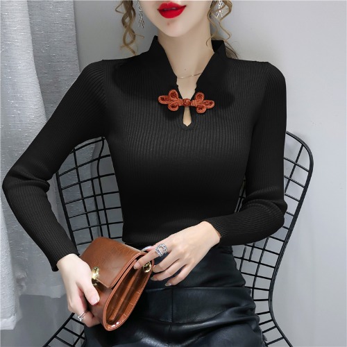 Sweaters Women Letter Chic Vintage V-neck Daily Oversize Girls Pullovers Student Fall Casual All-match Ins Women Sweater alx