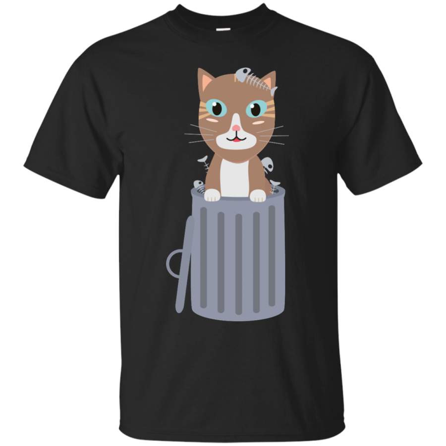 Food – Cute Cat In the trash can cute T Shirt & Hoodie