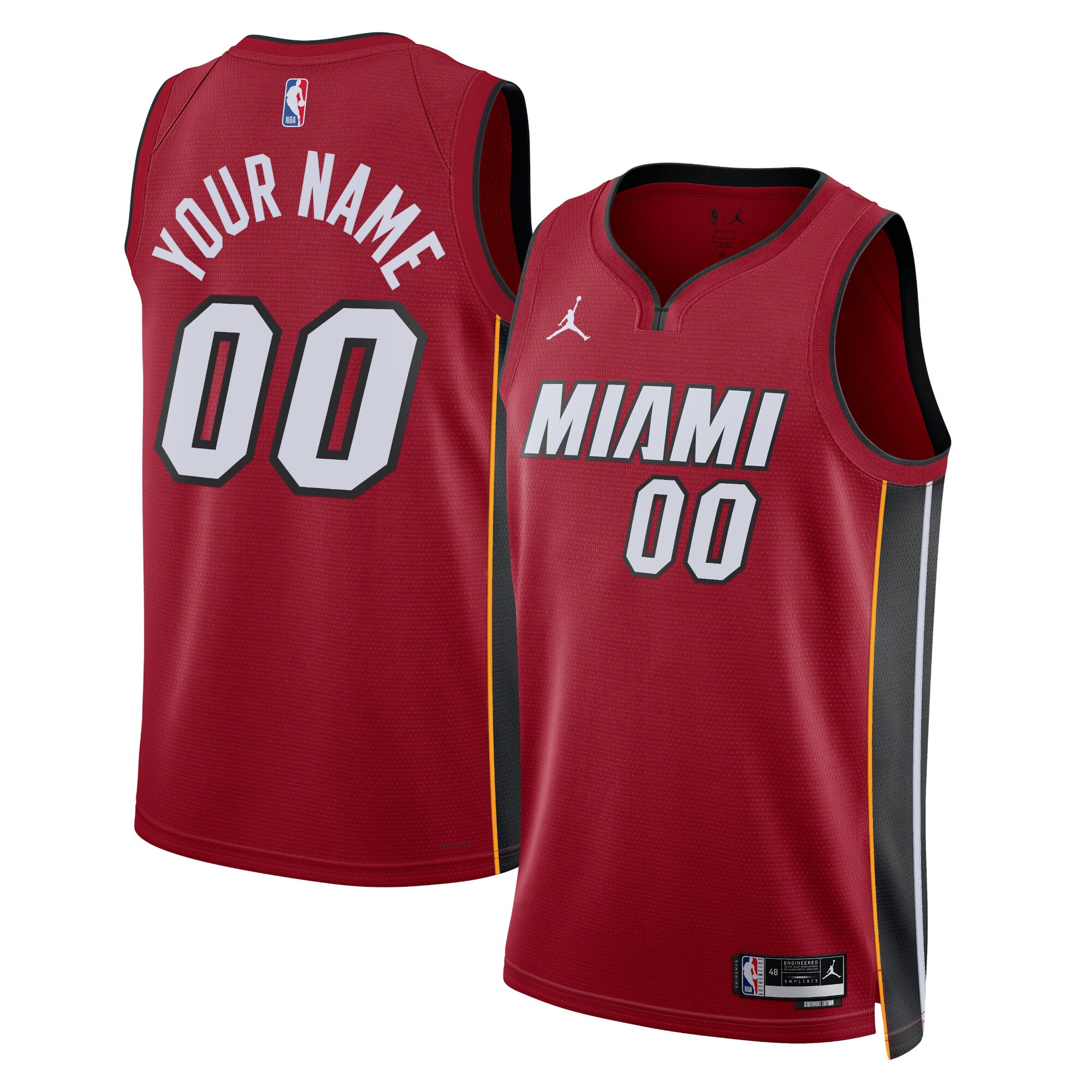 Miami Heat Jordan Statement Swingman Jersey – Custom – Unisex