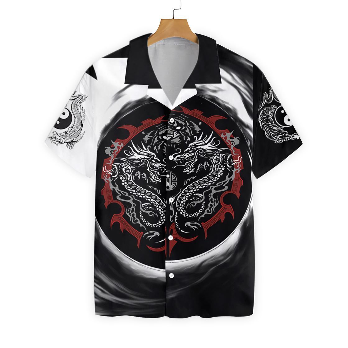 Apayprint – Dragon Tiger Yin Yang Art Hawaiian Shirt