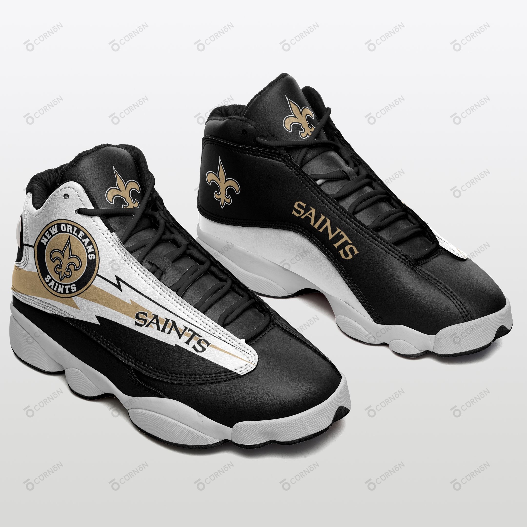 New Orleans Saints Air JD13 Sneakers 576