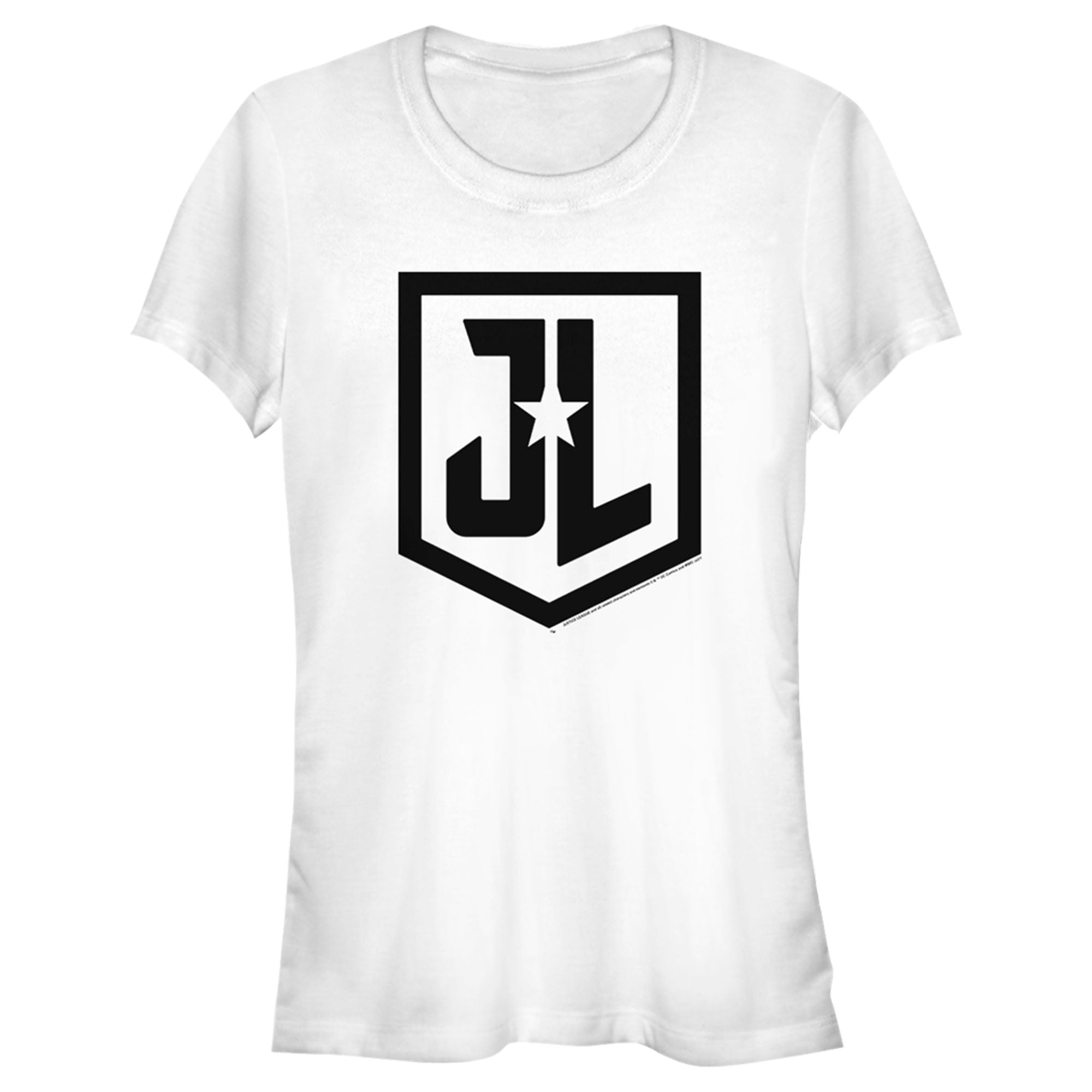 Zack Snyder Justice League Junior’S Badge Logo Reverse  T-Shirt