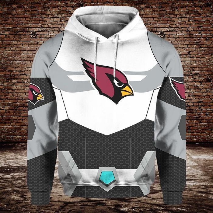 Arizona Cardinals 3D Hooded Pullover Sweater Hoodie Perfect Gift