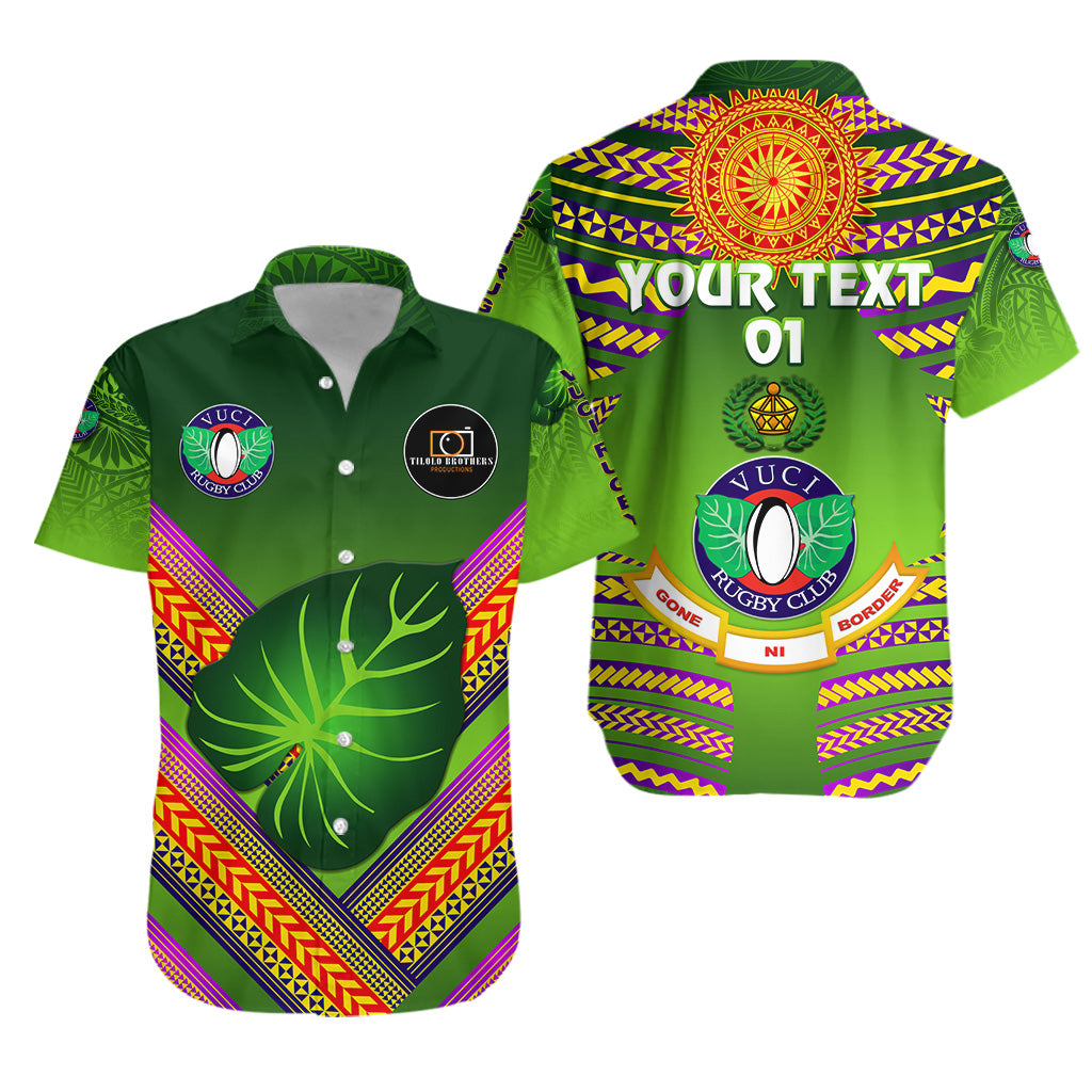 (Custom Personalised) Fiji Vuci Rugby Club Hawaiian Shirt Creative Style – Green, Custom Text And Number Lt8