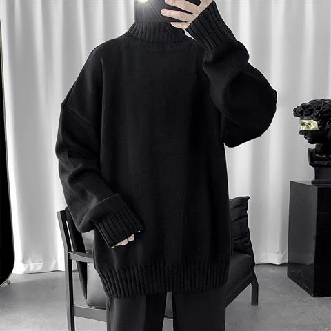 2021 autumn and winter new dark skull loose retro knit sweater for women pullover couple ins shirt fashion y2k oversized top alx