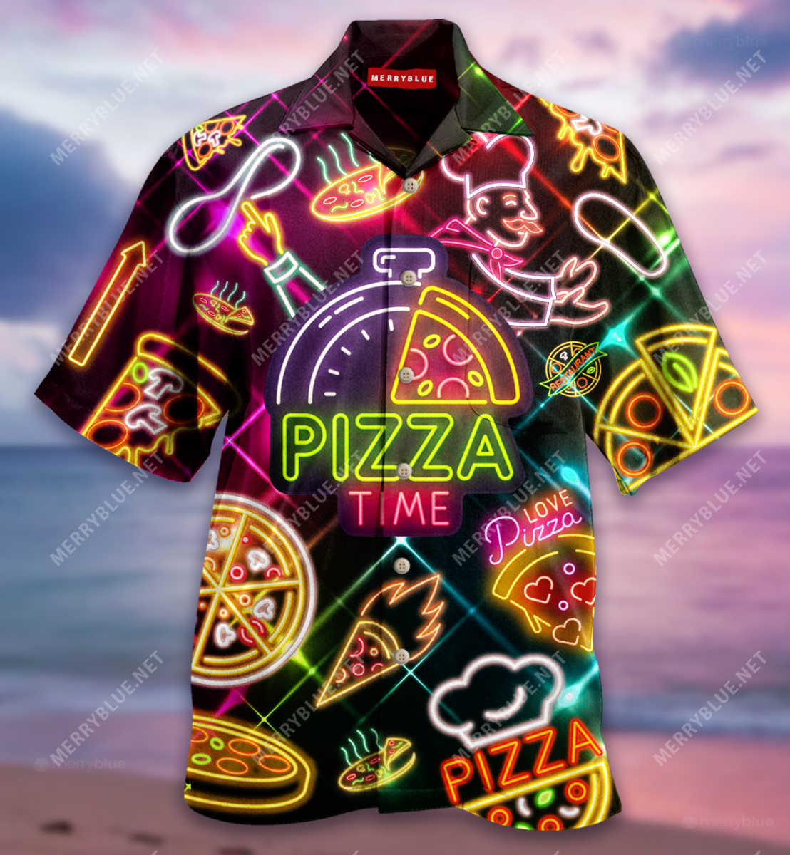 Pizza Time Unisex Hawaii Shirt Ha90526