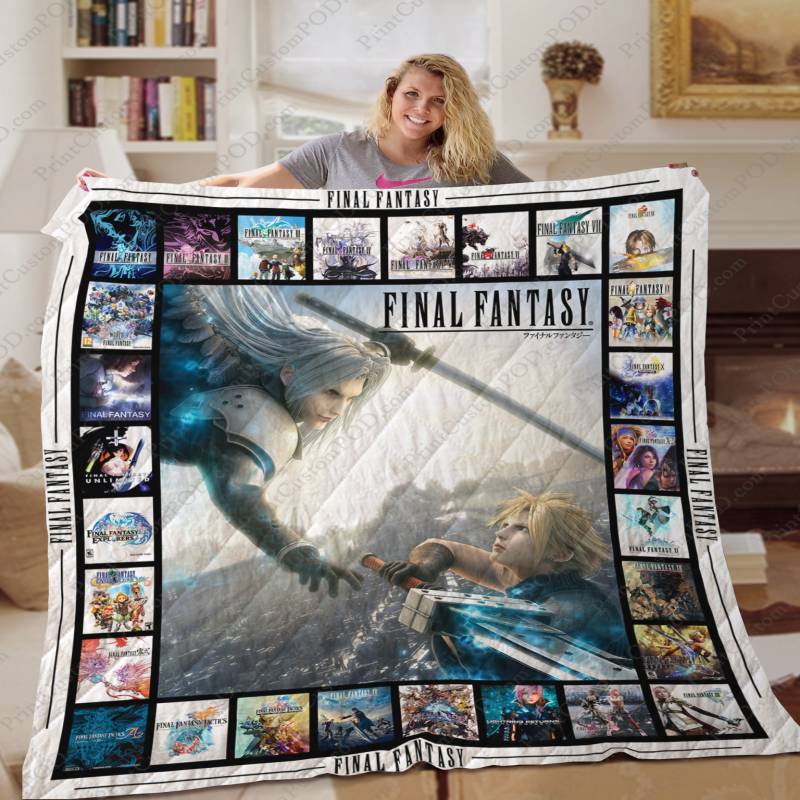 [TA] – FF Cloud Strife Quilt Blanket