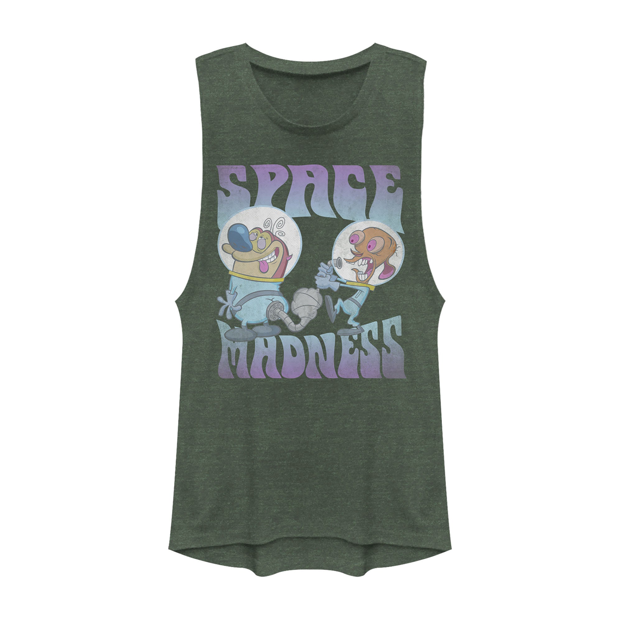 The Ren & Stimpy Show Junior’S Space Madness  Festival Muscle Tee