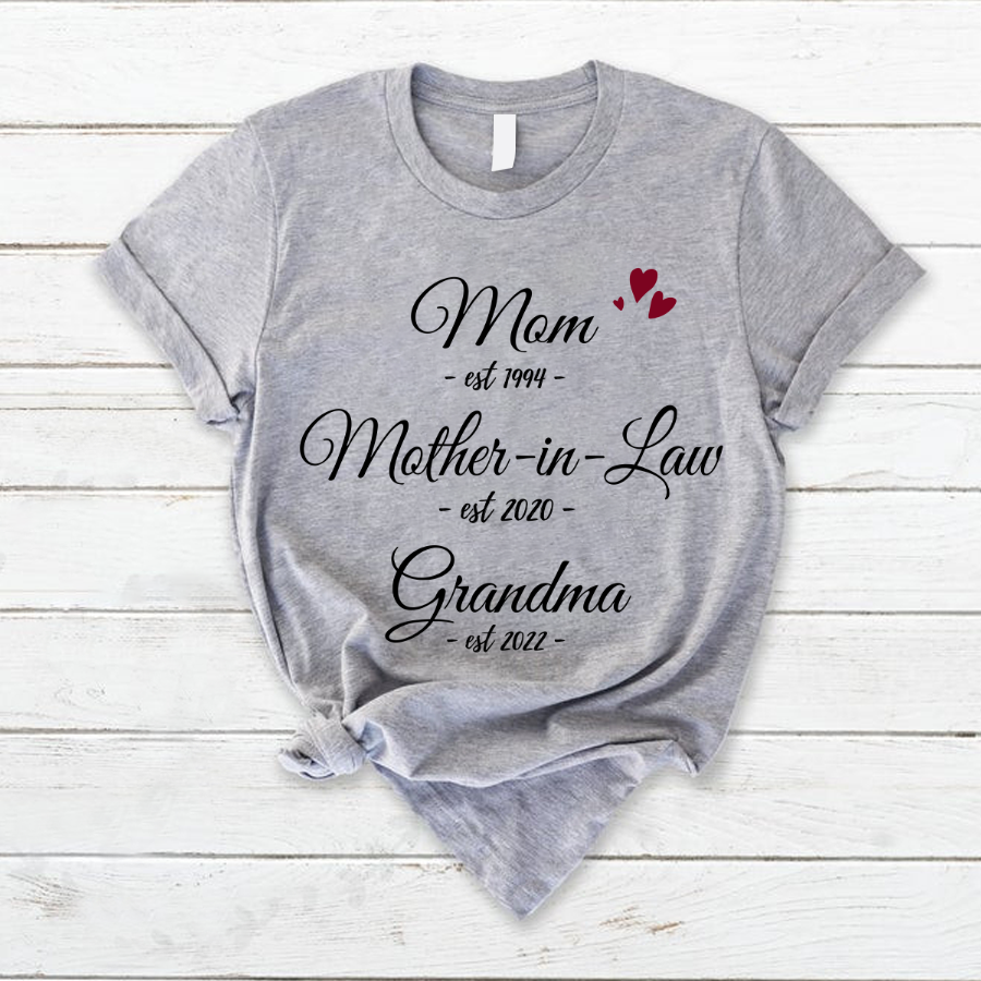 Personalized Mother In Law Shirt