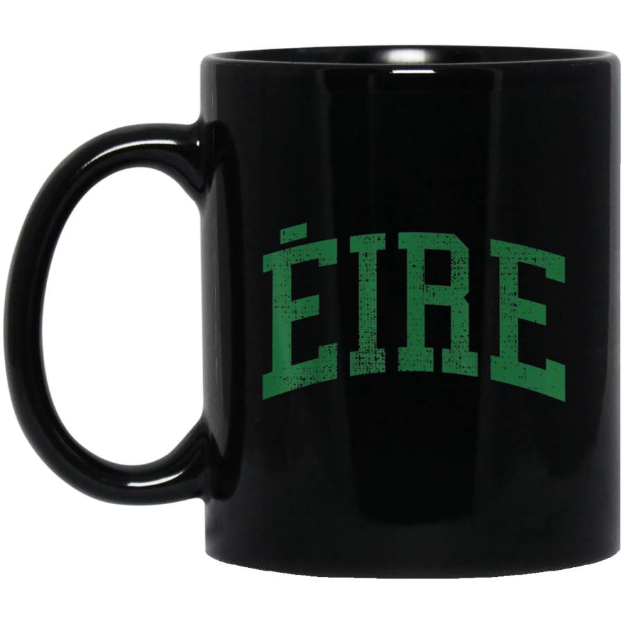 EIRE Vintage Mug Green Ireland Irish St Patricks Day Mug