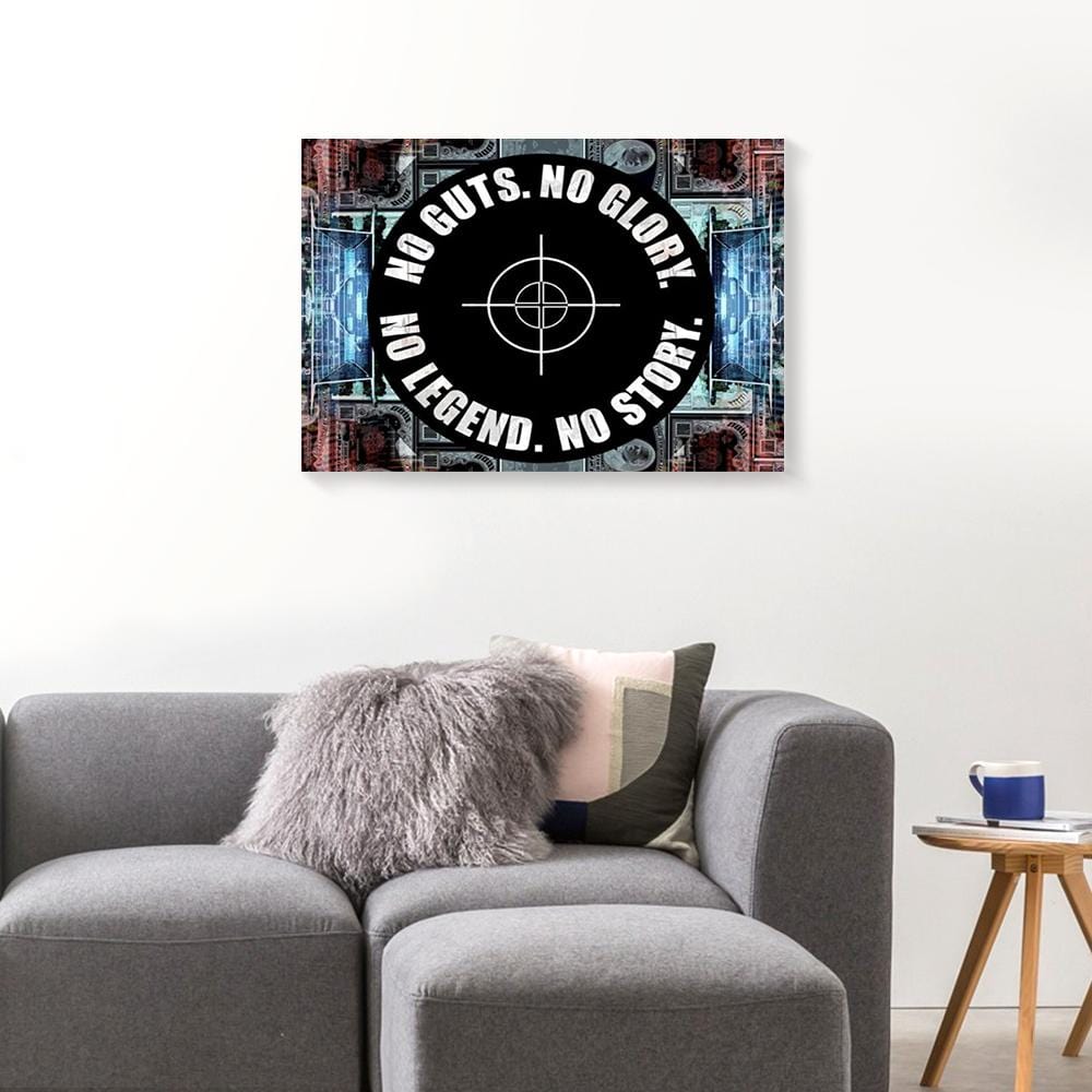 Canvas Prints No Guts Glory Legend Story Business Wall Art Canvas Wall Art Home Decoration