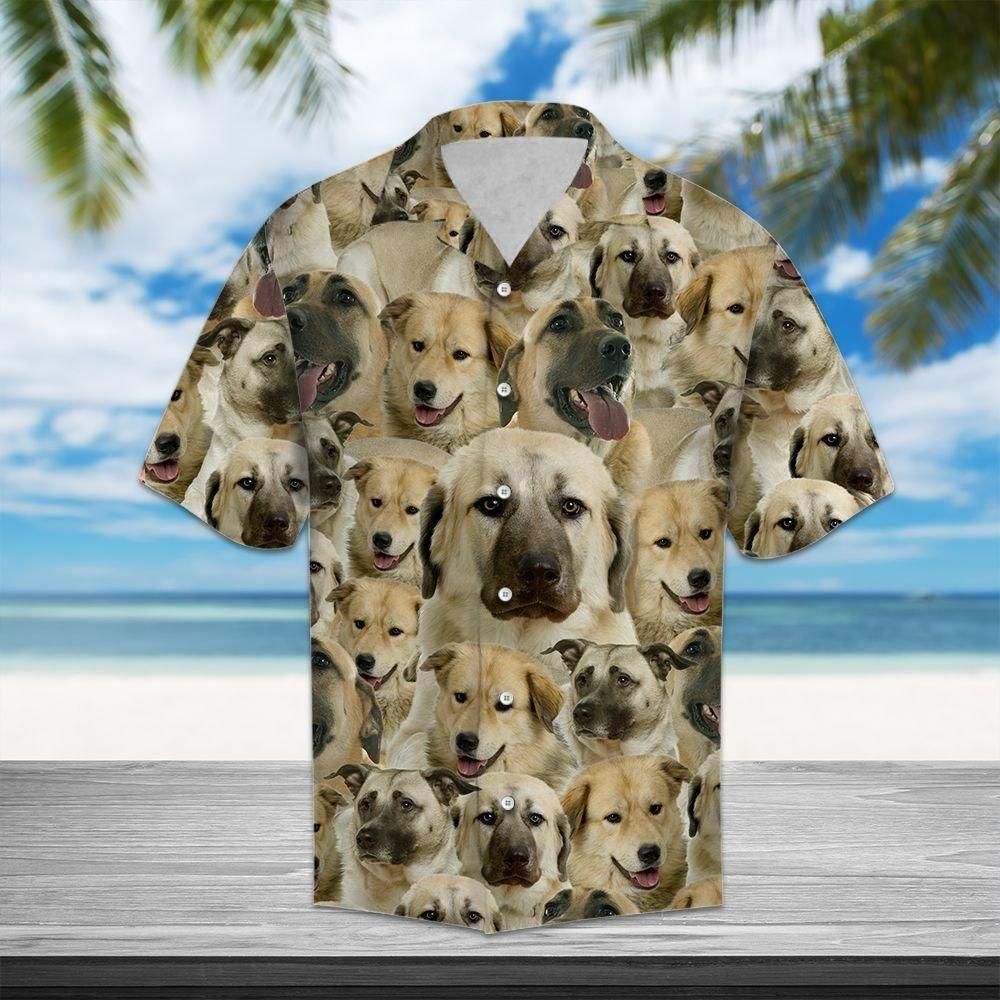 Anatolian Shepherd Awesome Aloha Hawaiian Shirt Colorful Short Sleeve Summer Beach Casual Shirt For Men And Women