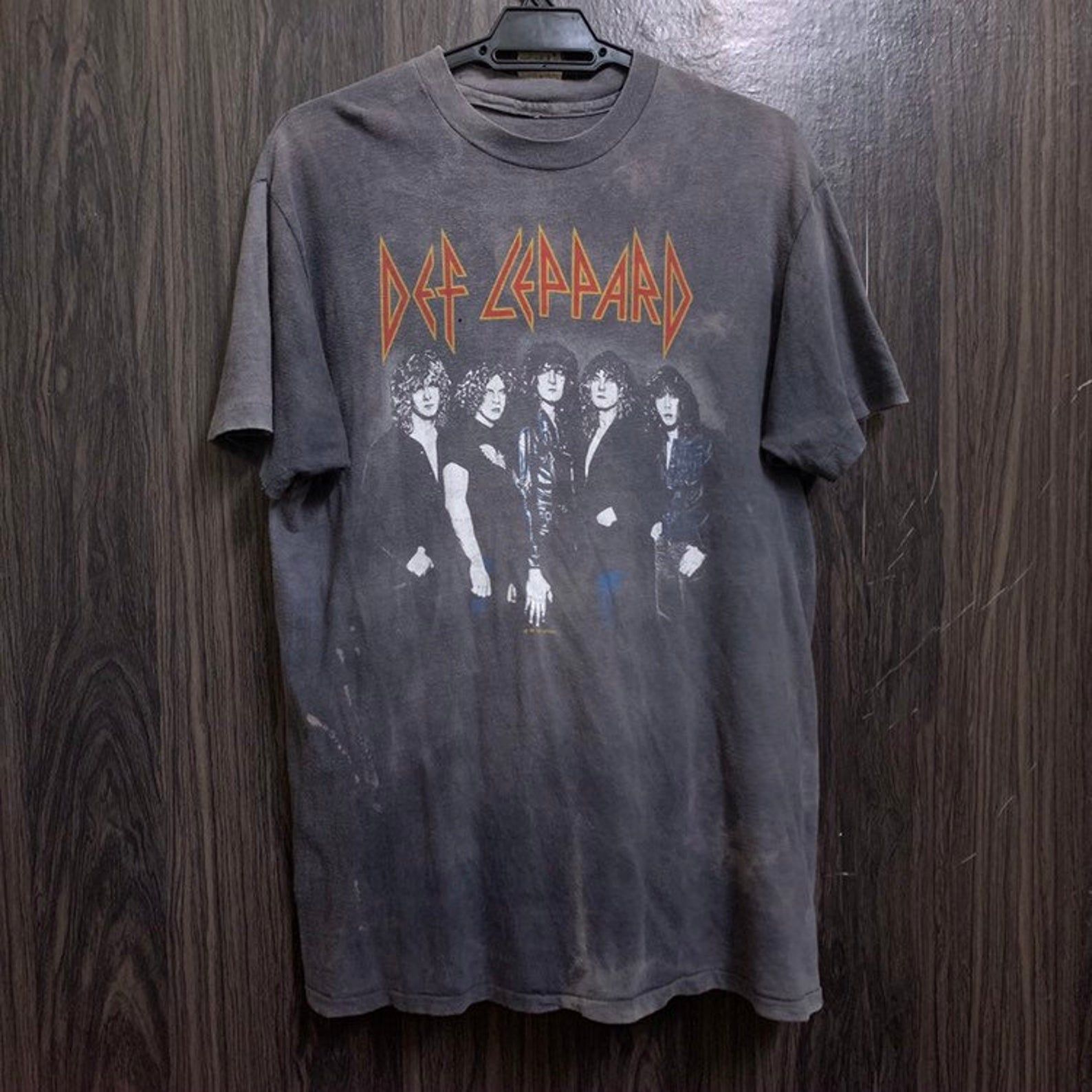 Vintage 80S Def Leppard Rock Brigade 1981 Concert Tour T Shirt - Rockecho