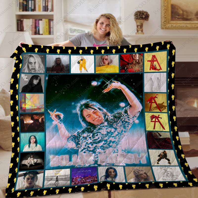 [TA] – Billie Eilish Songs Quilt Blanket