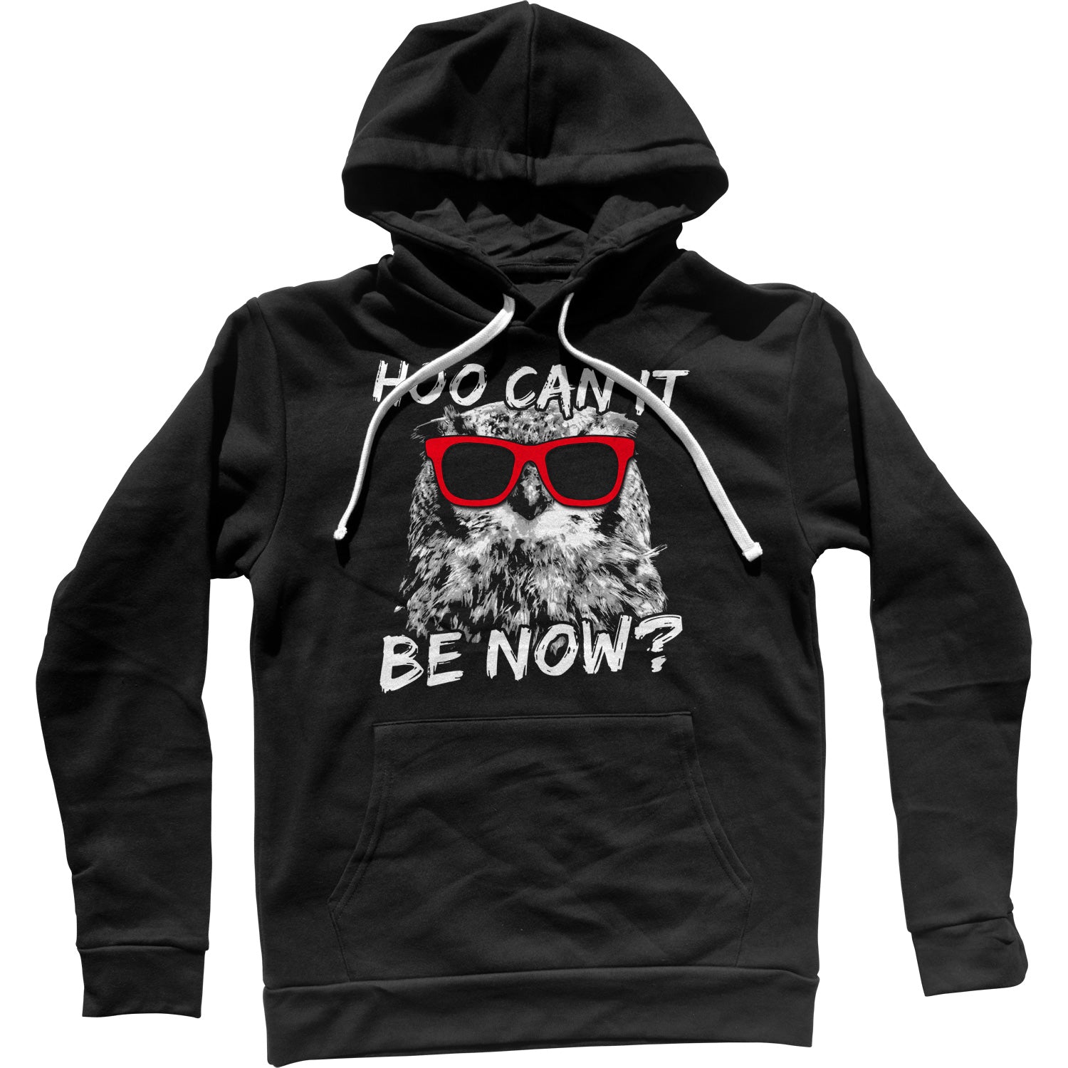 Hoo Can It Be Now Funny Owl Unisex Hoodie T-Shirt