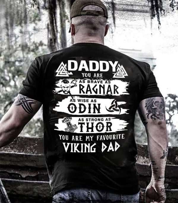 Viking Dad Unisex T-Shirt For Men Women Kid Dad Shirts Fathers Day Gifts Ideas Ht