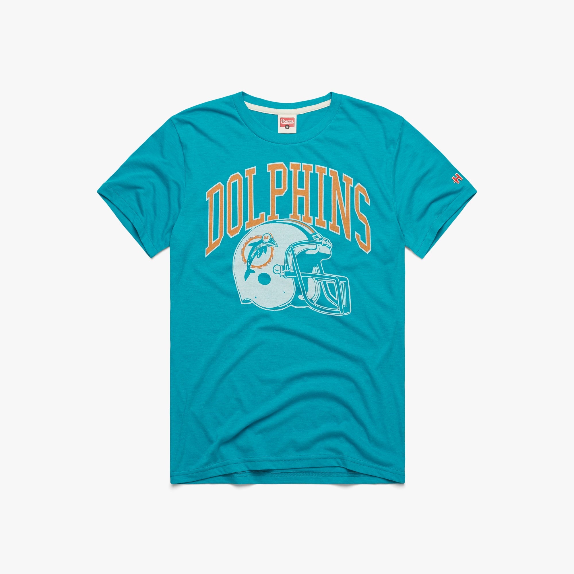 Miami Dolphins Helmet Retro/Unisex Tee/3Xl