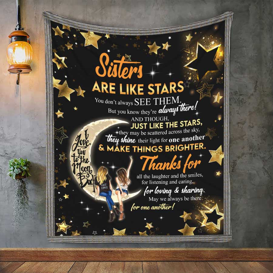 My Sisters Are Like Stars Blanket