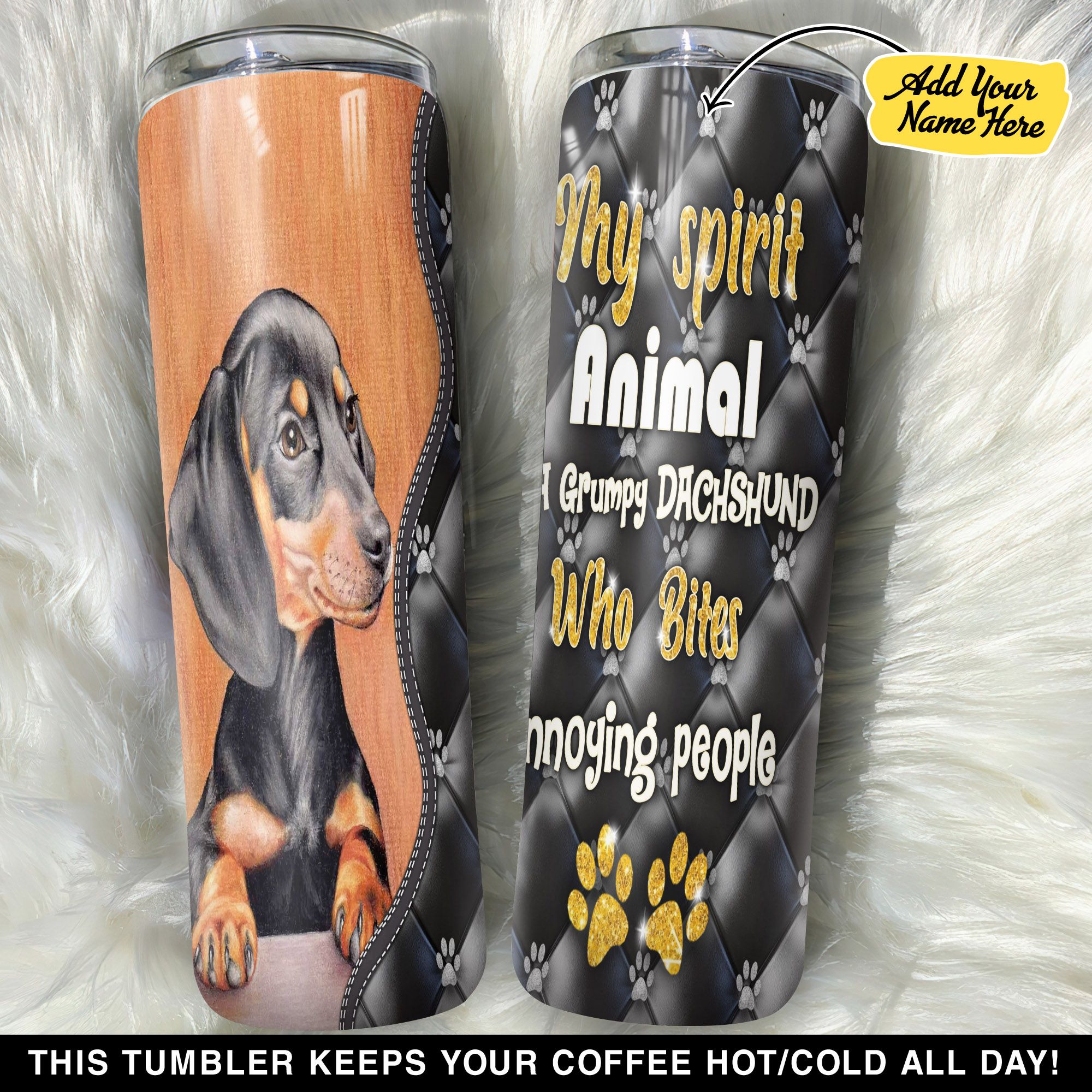 Personalized My Spirit Animal GS0201468OD Skinny Tumbler