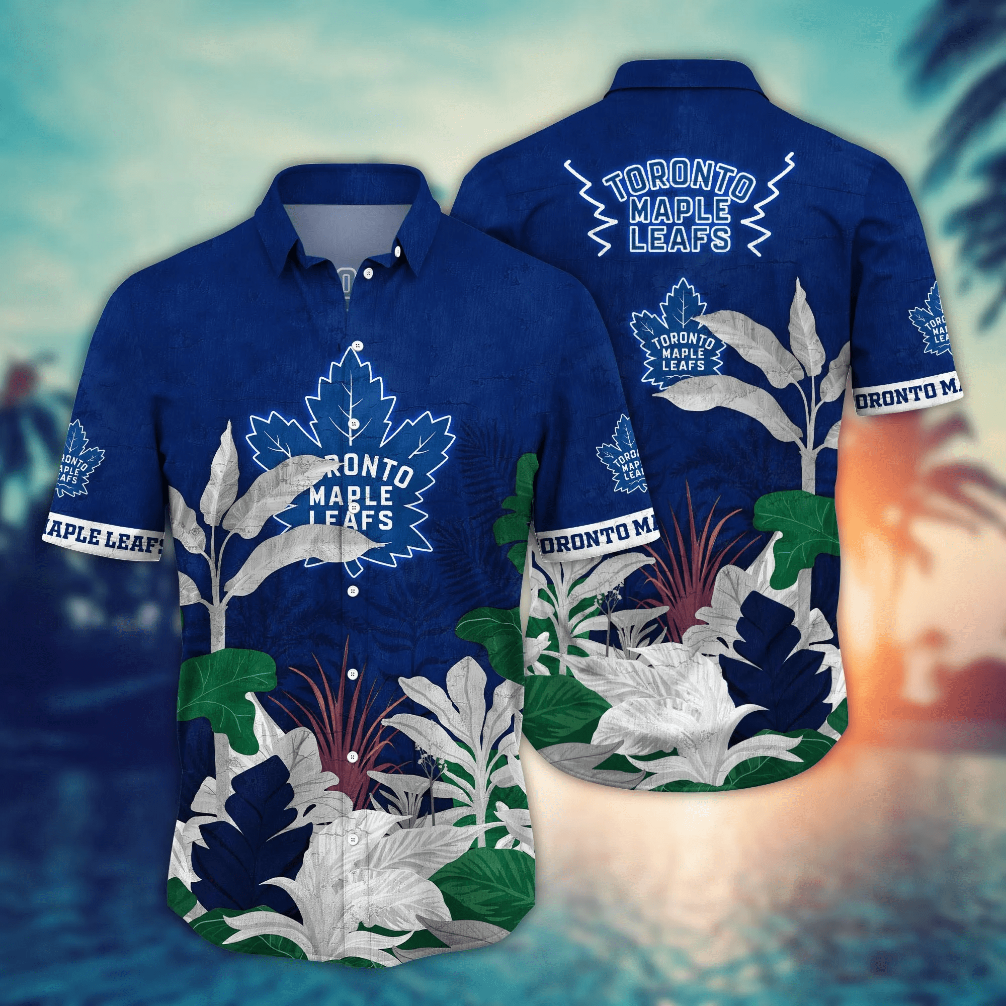 Toronto Maple Leafs Nhl Hawaiian Shirt Pool Parties Ninety-Minute Game Shirts