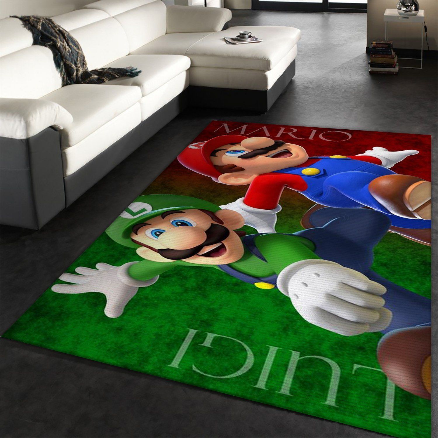 Super Mario Bros Area Rugs Living Room Carpet FN281138 Christmas Gift Floor Decor The US Decor