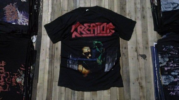 Kreator 1990S Vintage Thrash Metal Shirt Slayer Sodom Destruction Exodus Anthrax Shirt