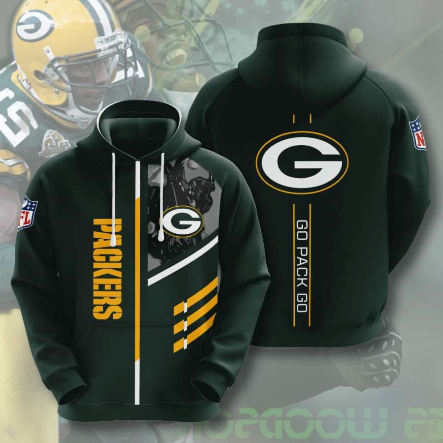 Green Bay Packers No724 Custom Hoodie 3D