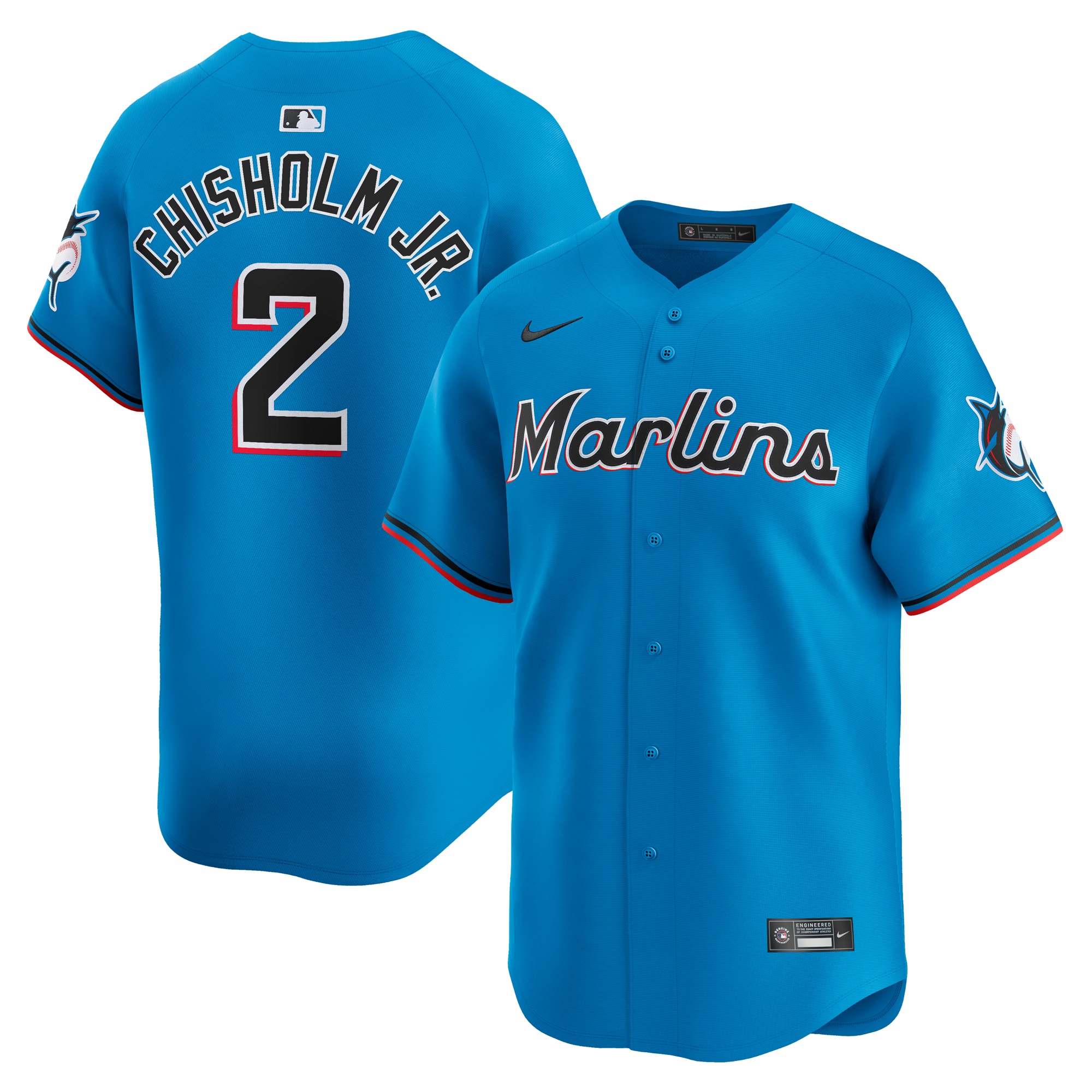 Jazz Chisholm Jr. Miami Marlins Alternate Limited Player Jersey  Blue