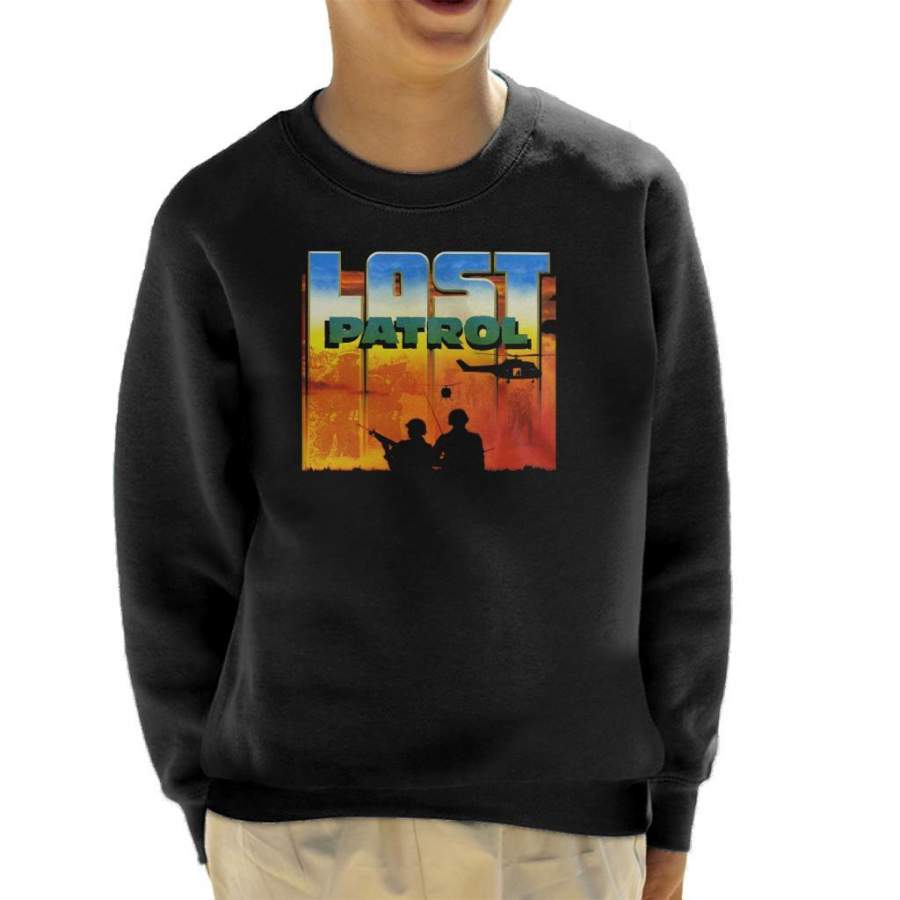 Lost Patrol Poster Kid’s Sweatshirt