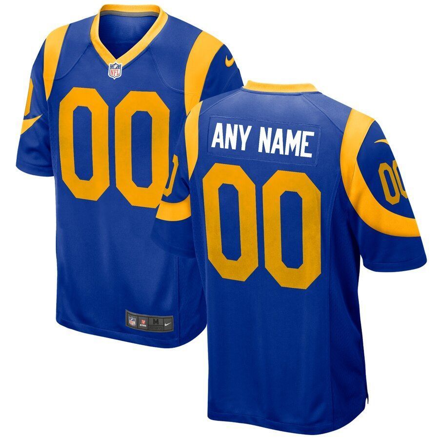 Los Angeles Rams Youth Game Custom Jersey Gold 2019