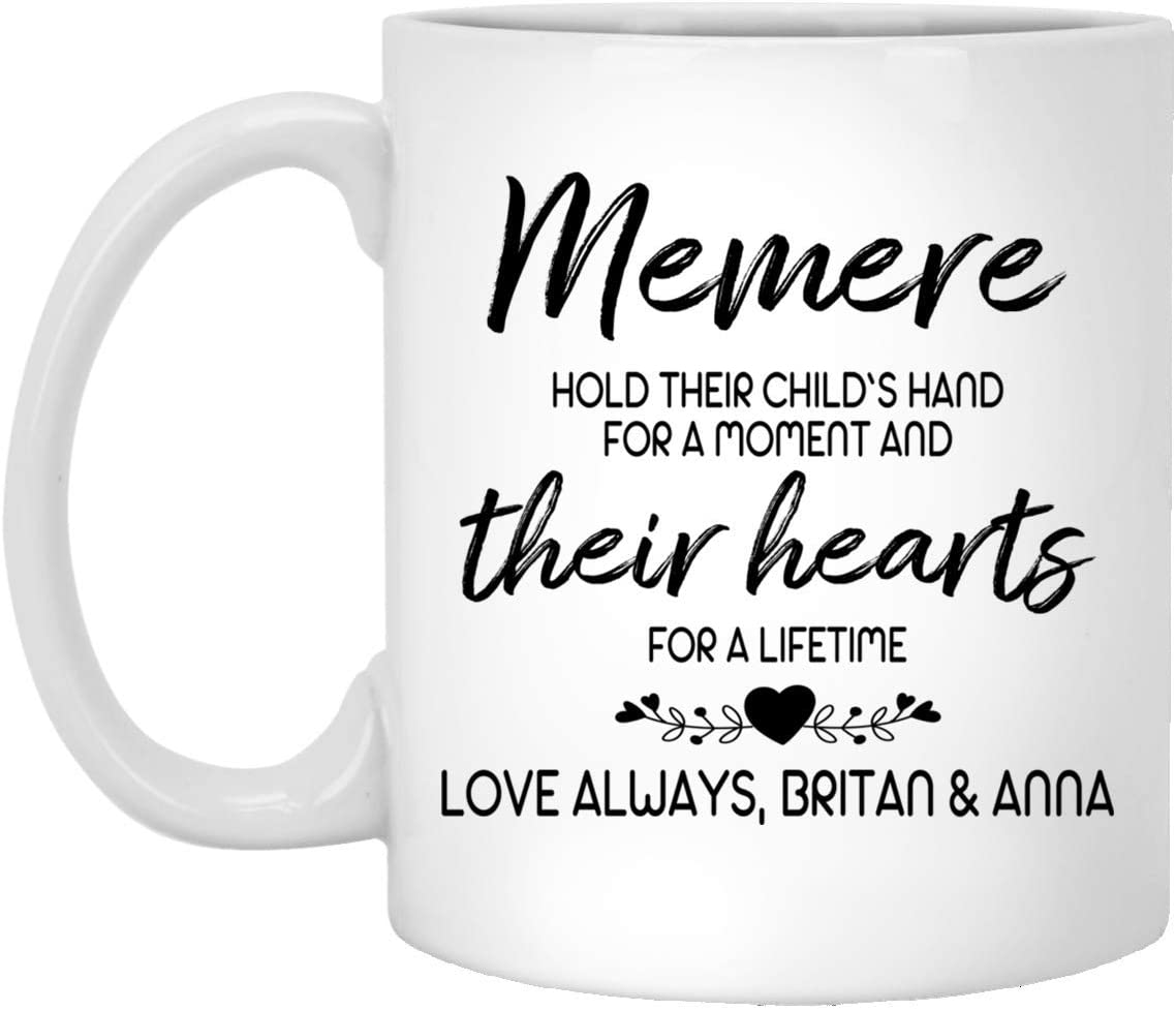 Personalized Memere Coffee Mug – Coffee Mug For Memere – Coffee Mug For Mothers – Family Coffee Mug – Mother’S Day Gif 15Oz