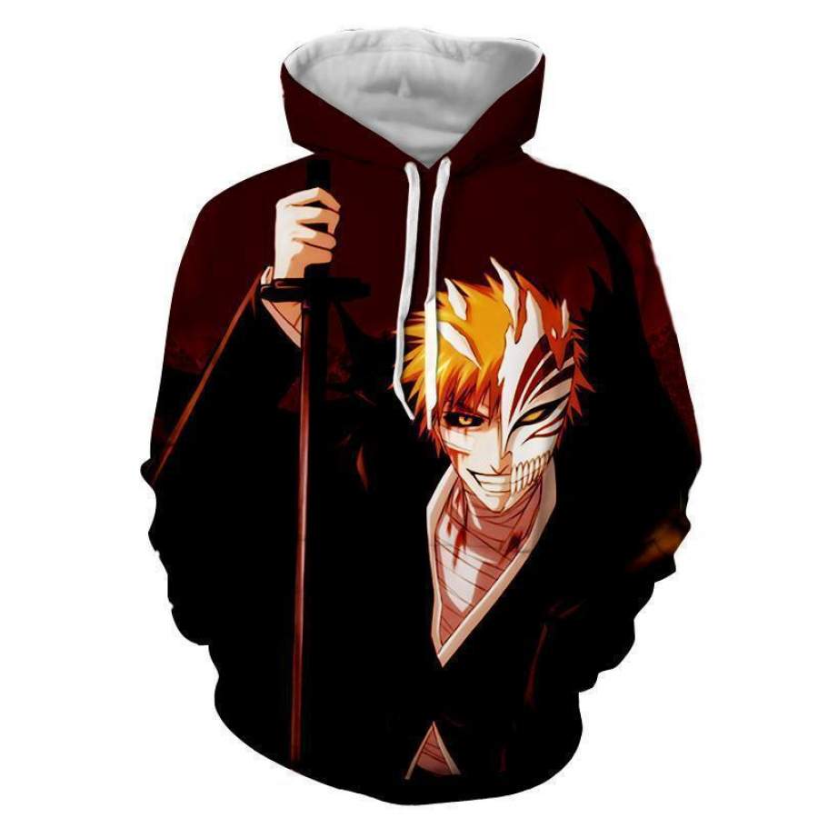 Ichigo Kurosaki Hollow in Control 3D Hoodie