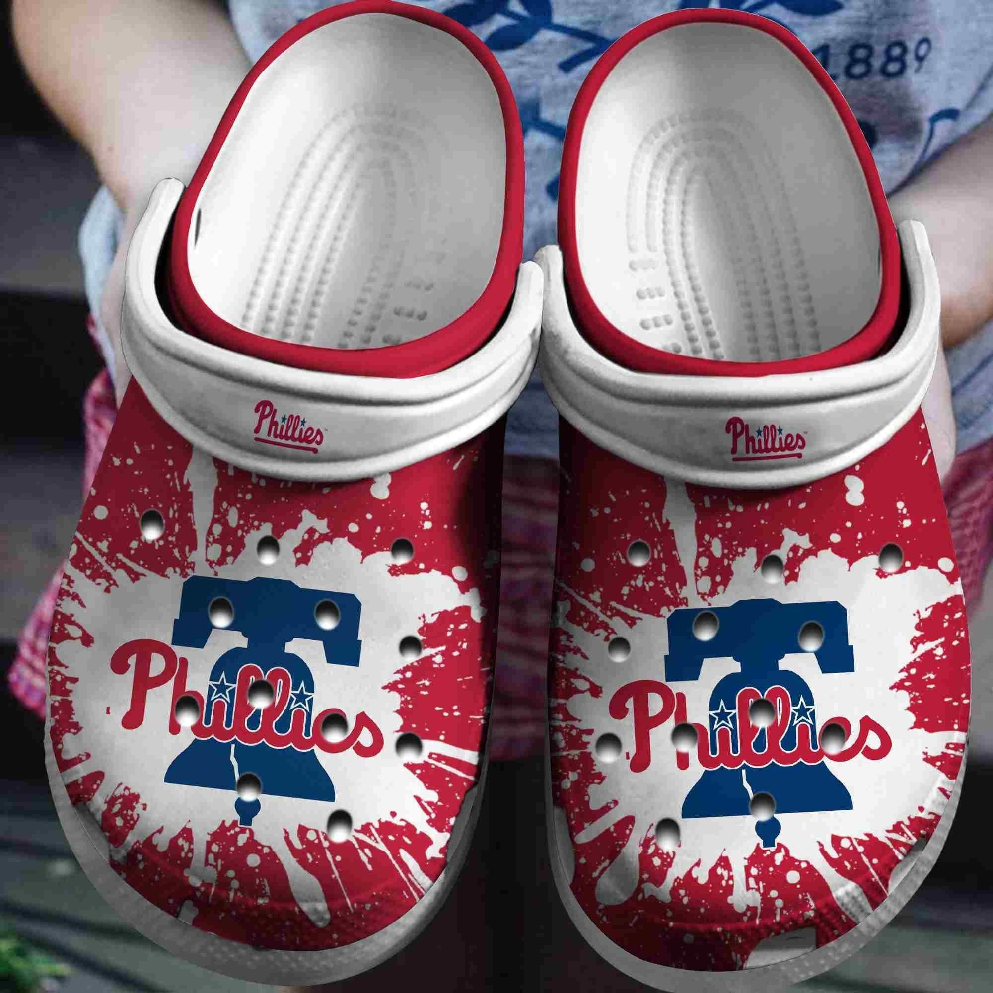 Phillies Crocss Clogs Comfortable Shoes Crocband For Men Women