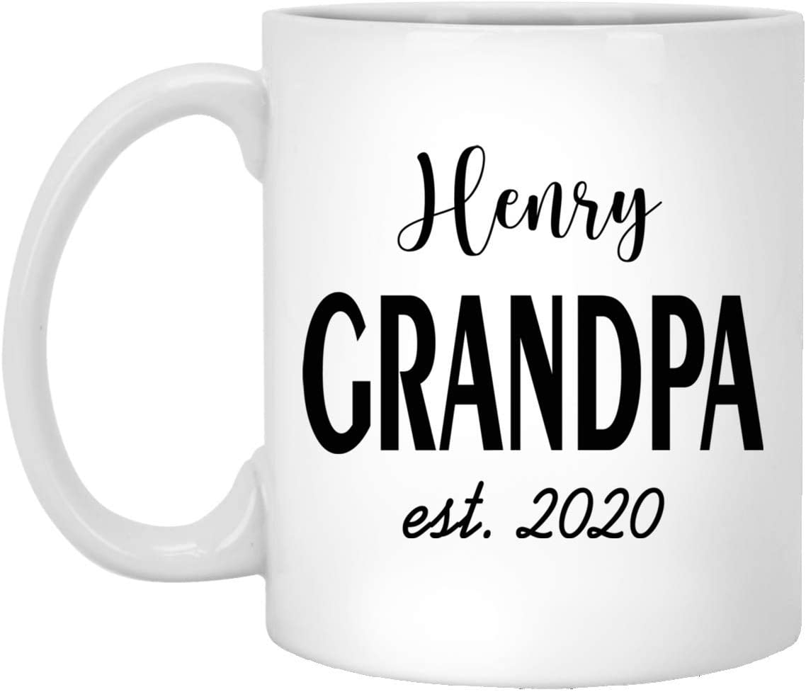 New Grandpa Mug – Father’S Day Mug – Father’S Day Gift – Grandpa Coffee Mug – Gift For Dad – Personalized Gift For Dad – Custom Dad Mug 15Oz