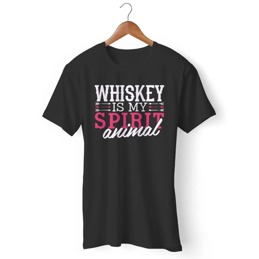 Whiskey Is My Spirit Animal Man’s T-Shirt