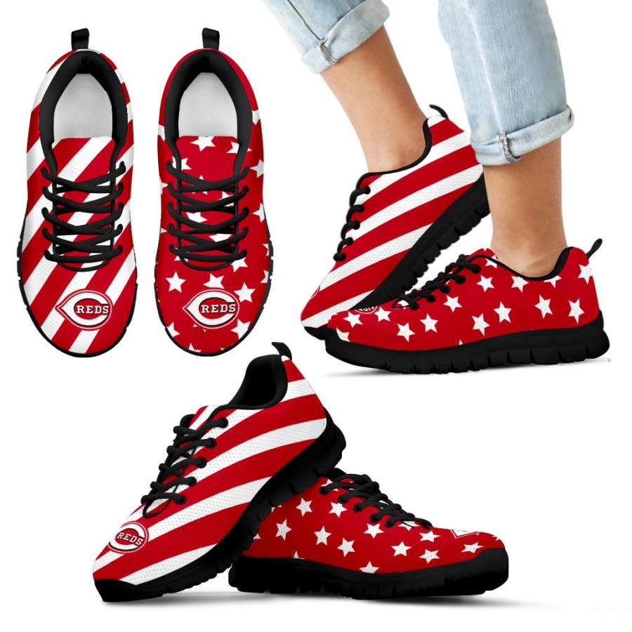 Splendid Star Mix Edge Fabulous Cincinnati Reds Sneakers