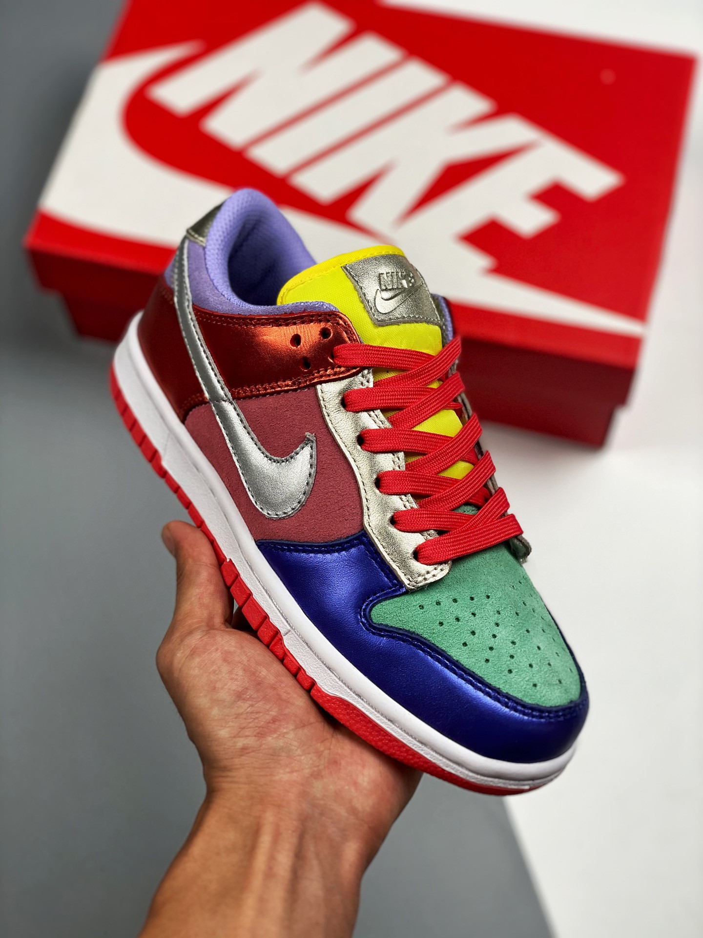 Nike Dunk Low Sunset PulseSilver-Purple Pulse 5339224