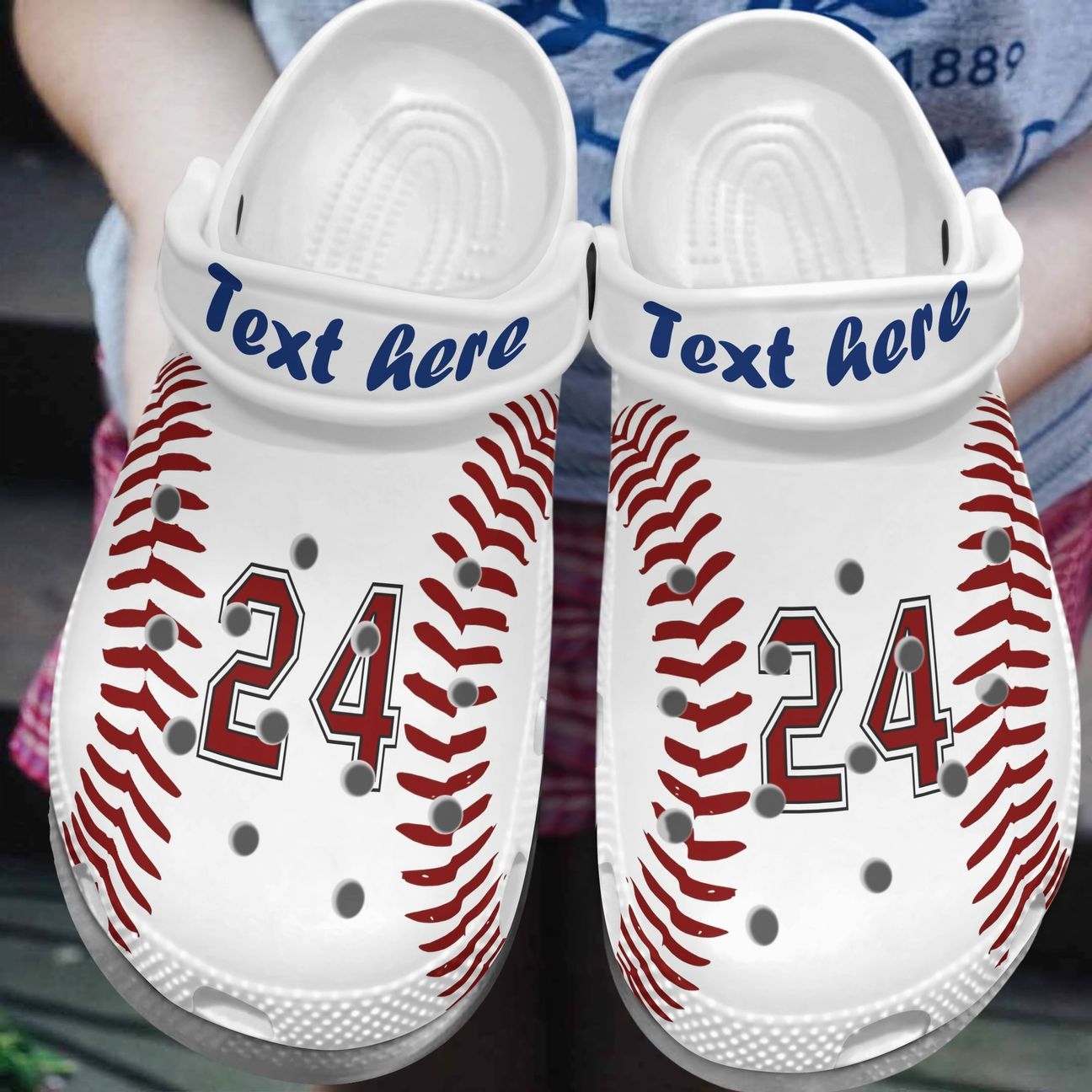 Baseball Personalized Clog, Custom Name, Text, Color, Number Fashion Style For Women, Men, Kid, Print 3D Baseball