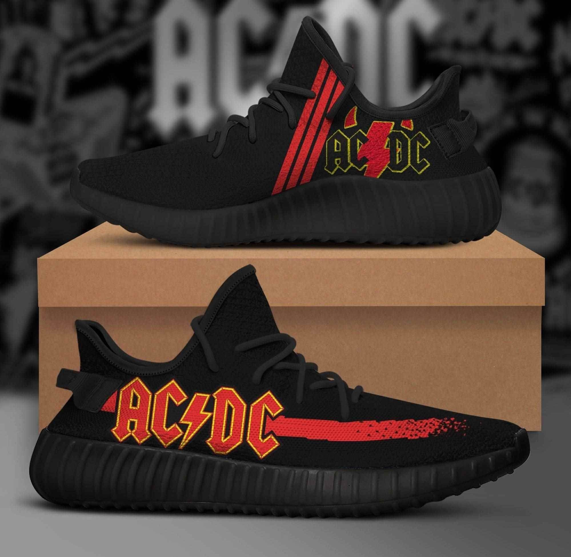 Acdc Band Yeezy Boost Shoes Art 518